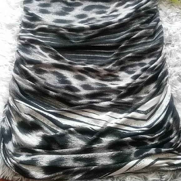 Forever 21 animal print bodycon dress small - Picture 3 of 5